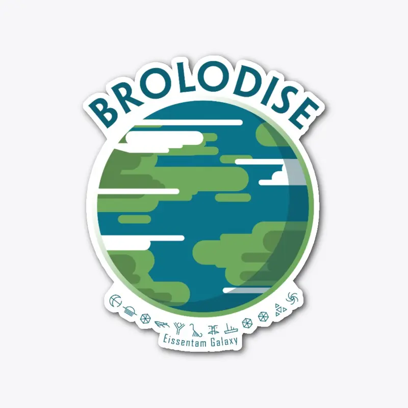 Brolodise Sticker